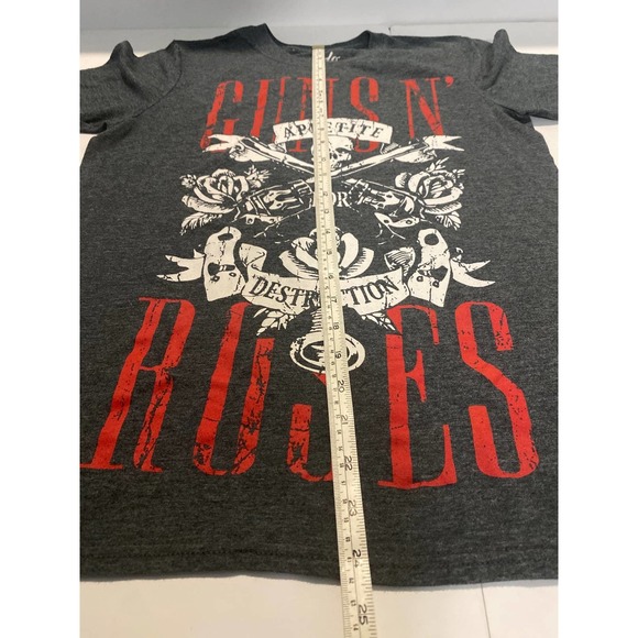 GUNS N ROSES Size Small Appetite for Destruction Tee Dark Gray - Picture 4 of 5